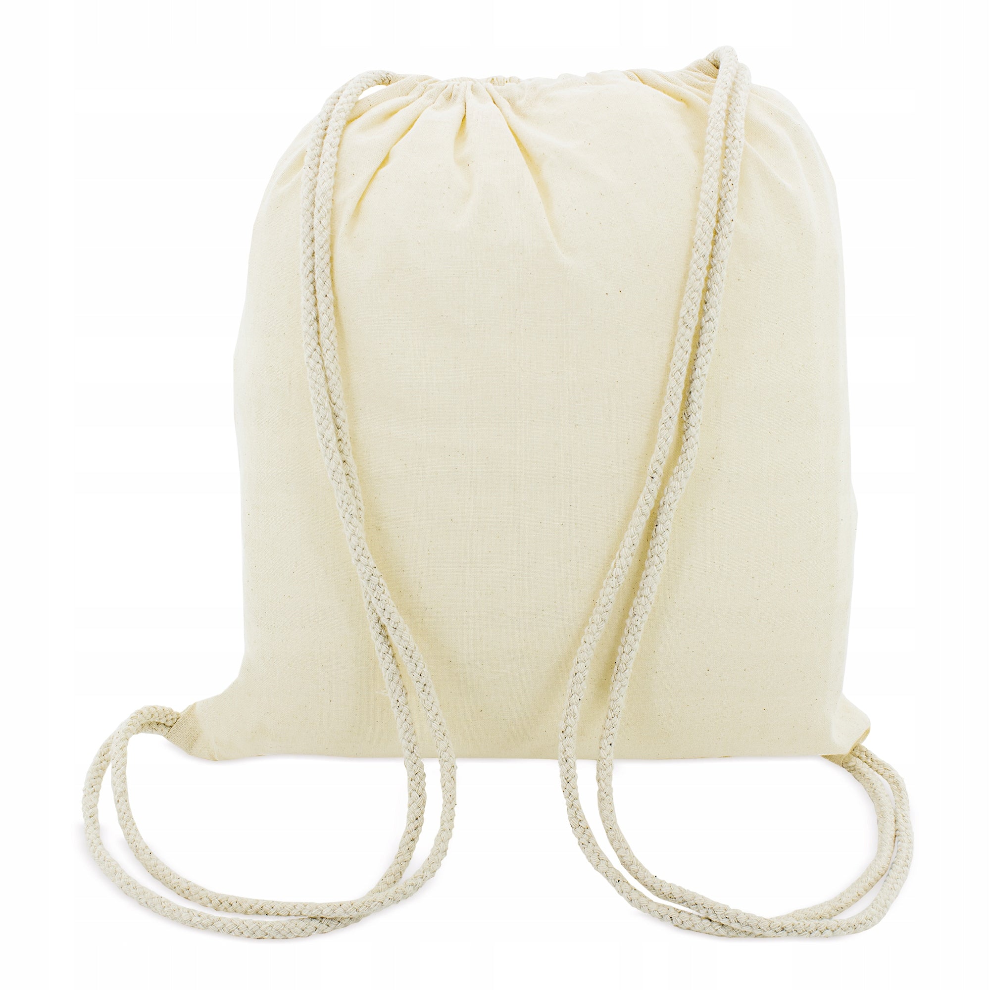 Bag backpack eco cotton ecru
