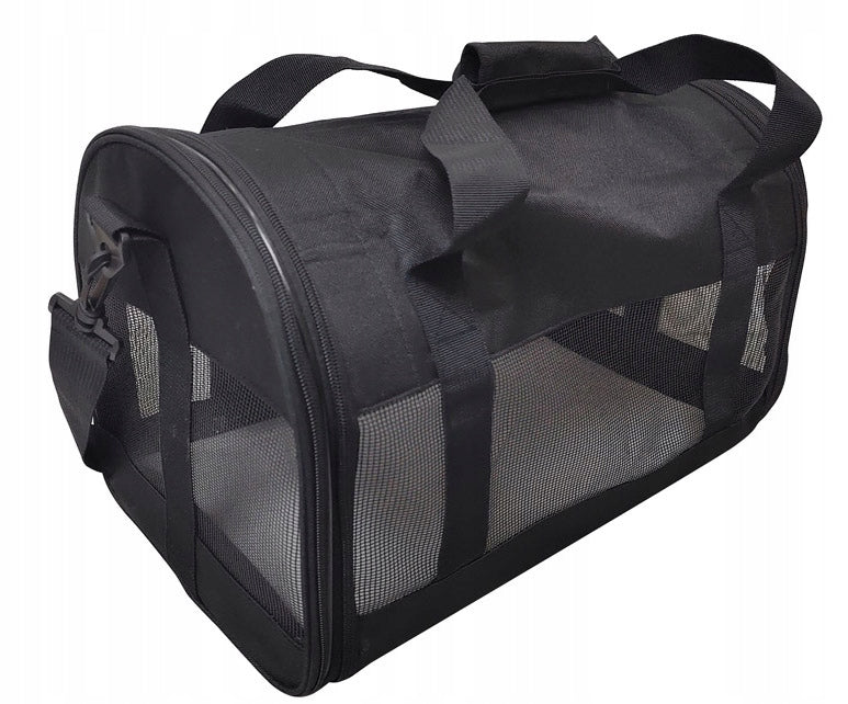 Bag for dogs and cats, transport bag DK7-04 black Brand Royal&Petsky