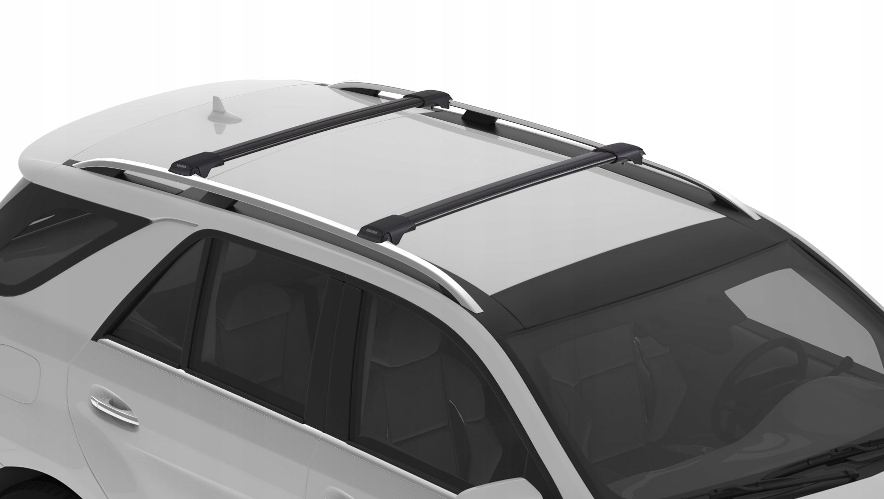Dachträger Yakima Railbar S55YB SCHWARZ, für Längsträger 