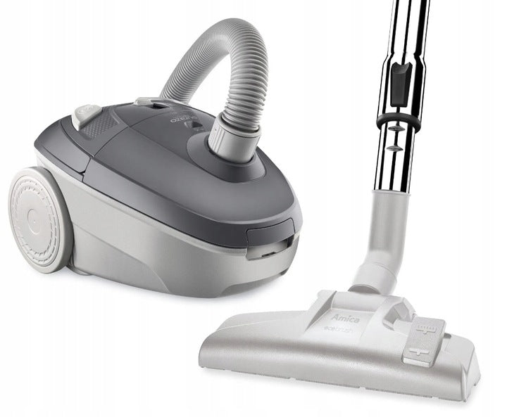 Bagged vacuum cleaner Amica VM1058 850W 1,5L REG POWER grey Dominant color silver/gray