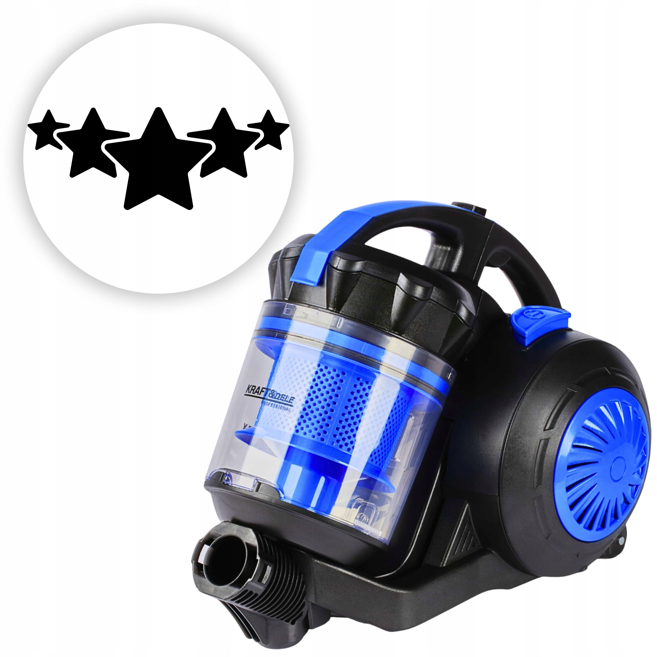 Bagless vacuum cleaner Kraft&Dele TURBO MAX CYCLONIC 4000W Brand Kraft&Dele