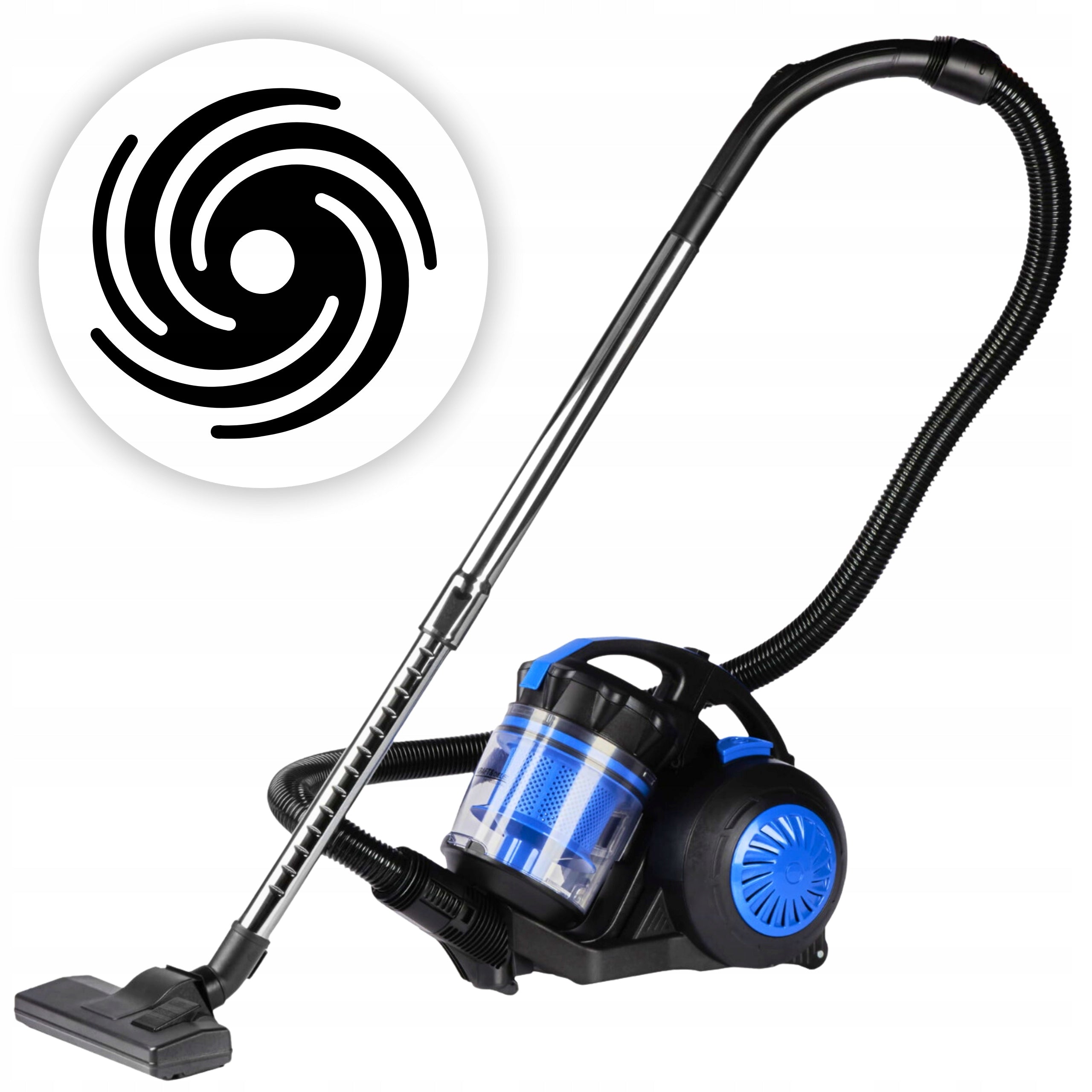 Bagless vacuum cleaner Kraft&Dele TURBO MAX CYCLONIC 4000W Power rating 900 W