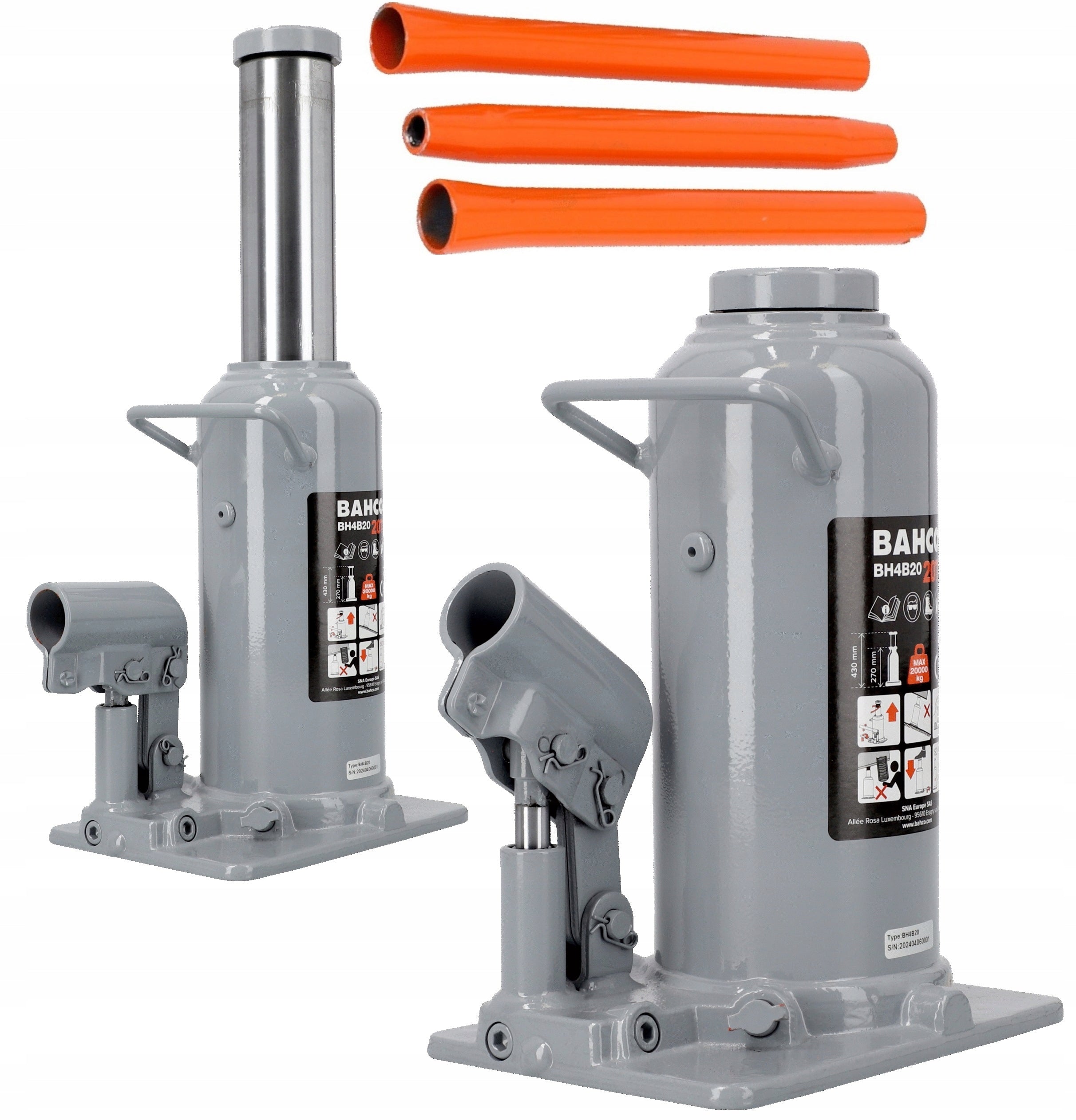 Bahco Bollard lift 20T Premium 270-430 mm BH4B20