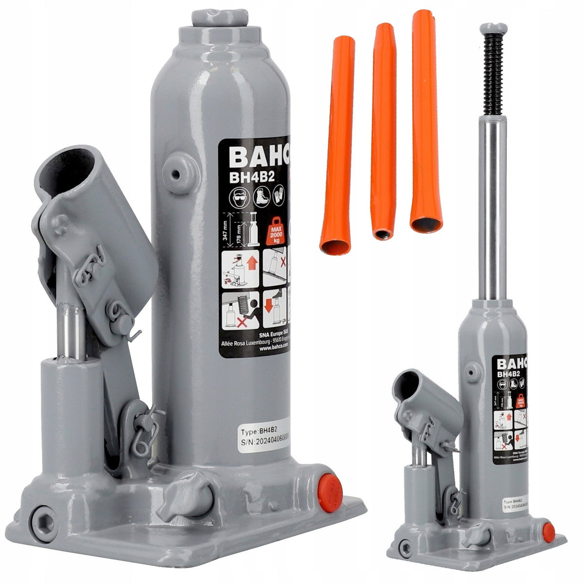 Bahco Bollard lift 2T Premium 178-347 mm BH4B2