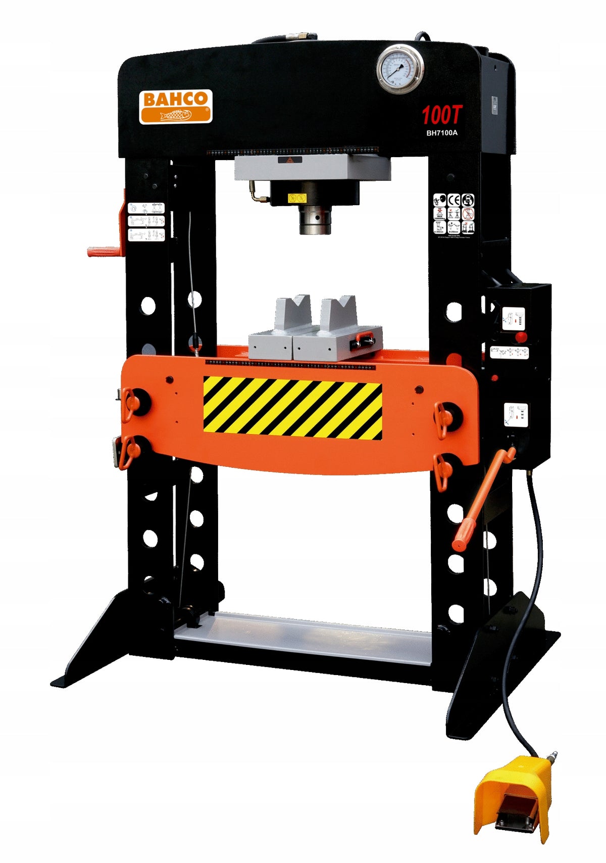 Bahco Hydropneumatic workshop press 100T
