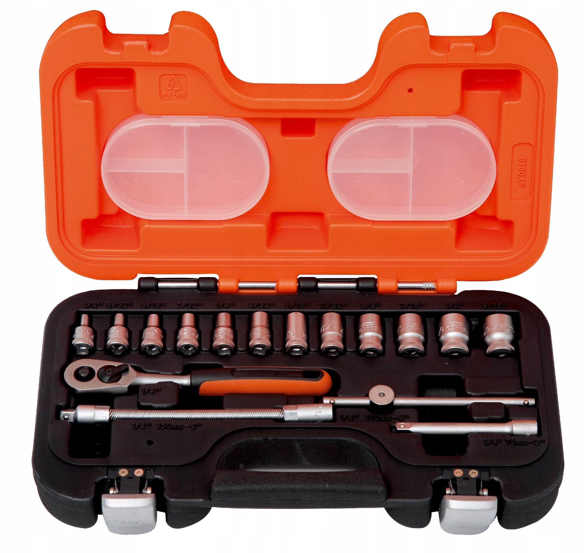 Bahco socket wrenches 1/8''-9/16'' /S160AF/ Manufacturer code S160AF