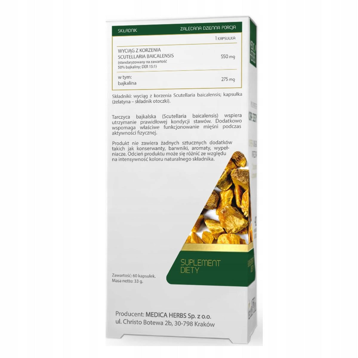 Baikal Thyroid Forte 550 mg | Joints Muscles Regeneration Movement Support Brand Medica Herbs