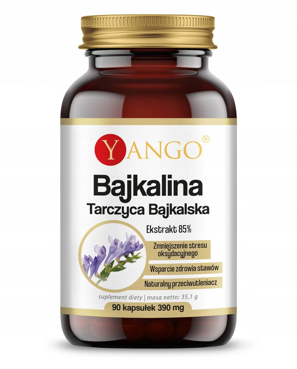 Baikalin - extract - Yango - 90 capsules - Baikal Thyroid