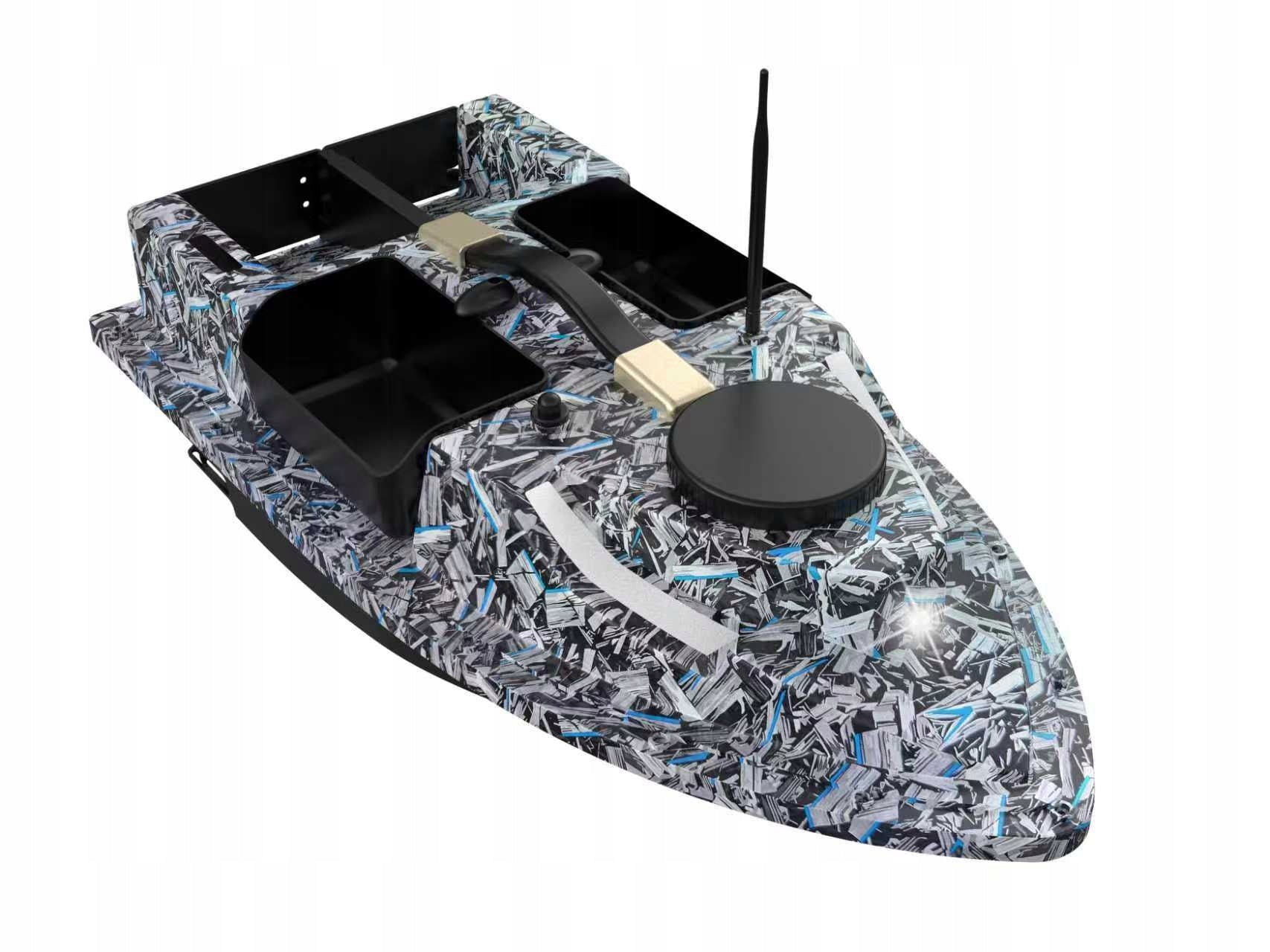 Bait Boat D19E with 4 containers 600 meters range 12,000mAh GPS power Length 540 mm