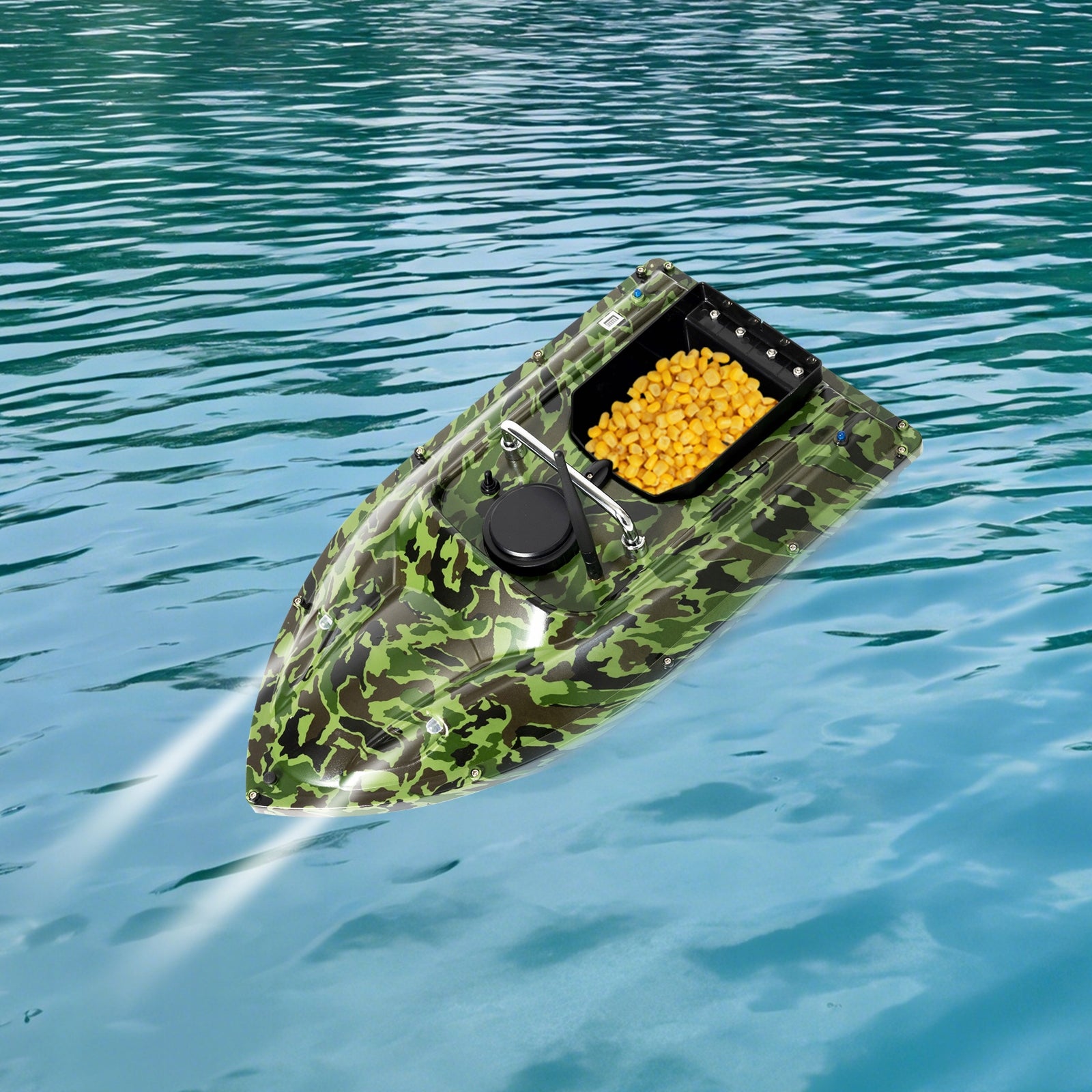 Bait Boats for Carp Fishing - RC Fishing Boats 500m 1.5kg Loading Number of compartments 1