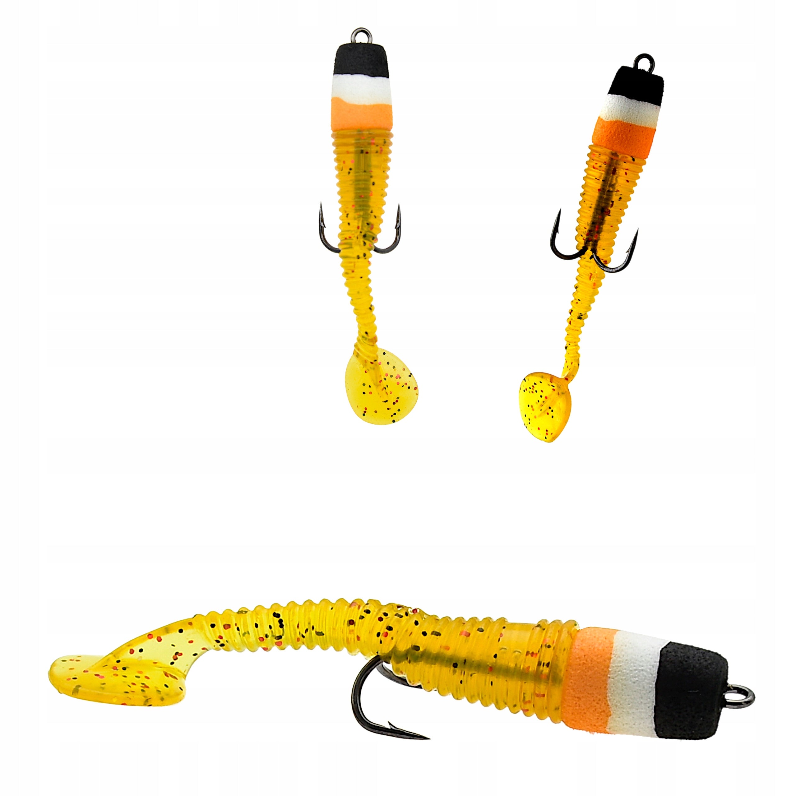 Bait Rubber EVA 7-8 cm paddle anchor tail perch zander pike