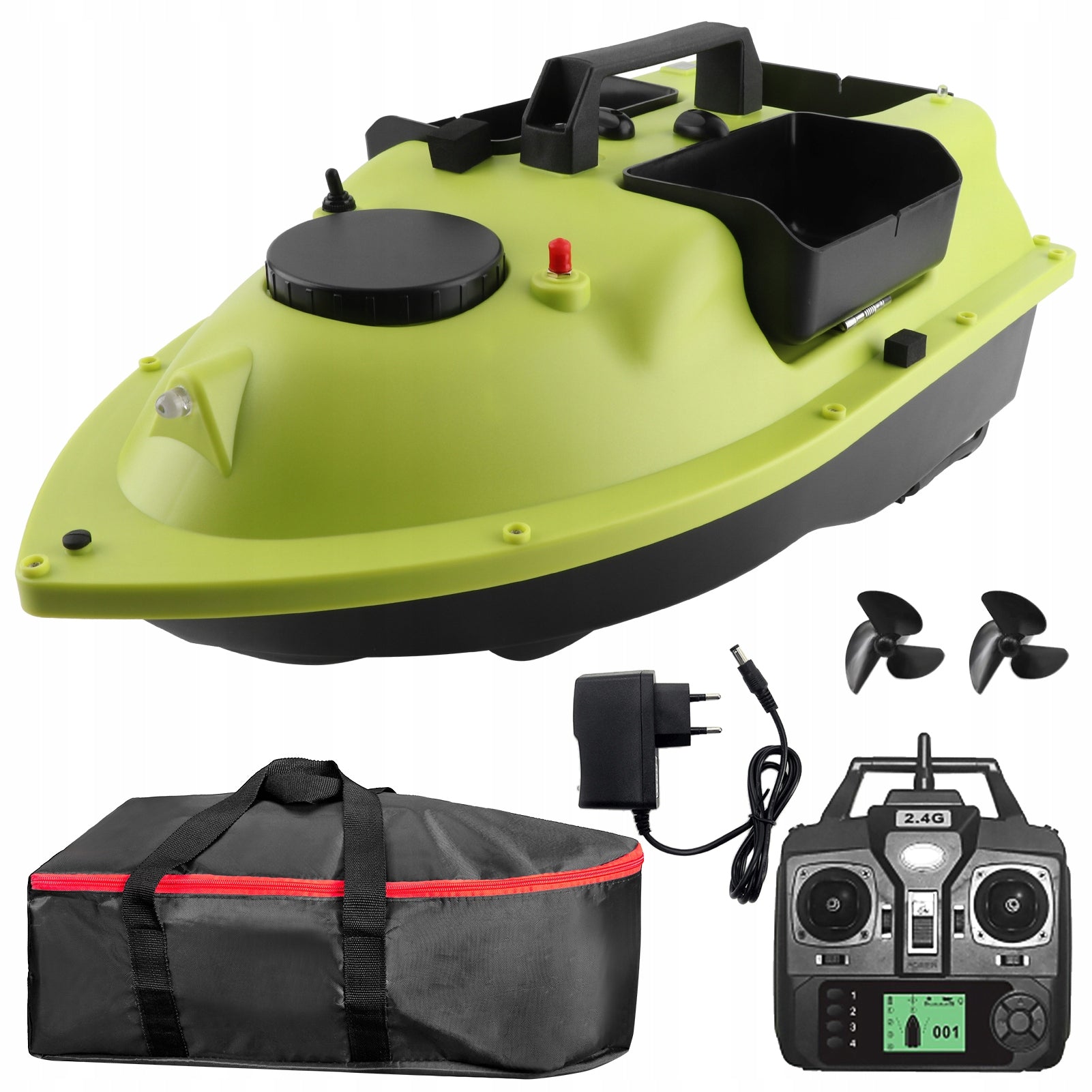 Bait boat D18E GPS 16 pts, 3 compartments, 10000mAh