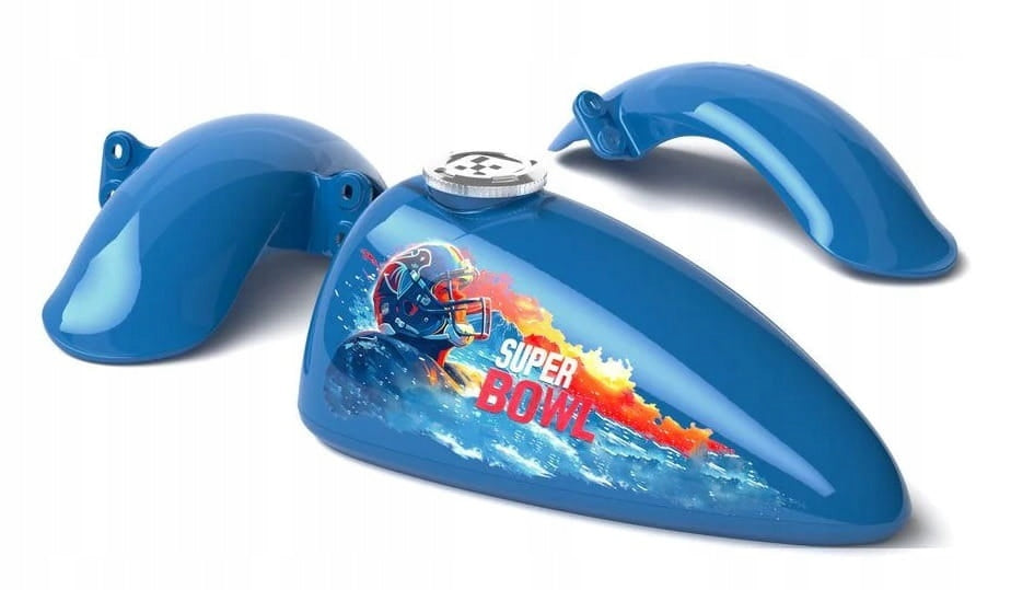 Bak Fuel and Mudguards for Hyper Gogo Cruiser - Blue