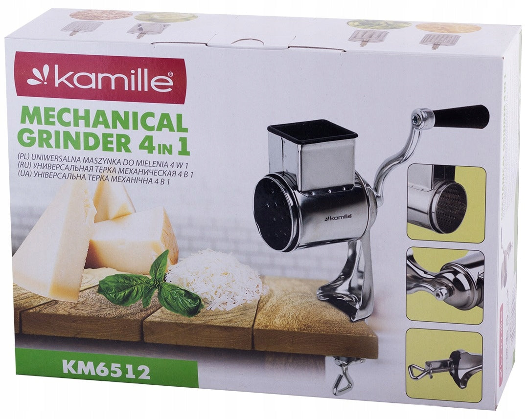 Bakalia 4in1 Cheese Grinding Grater Kamille Packaging status original
