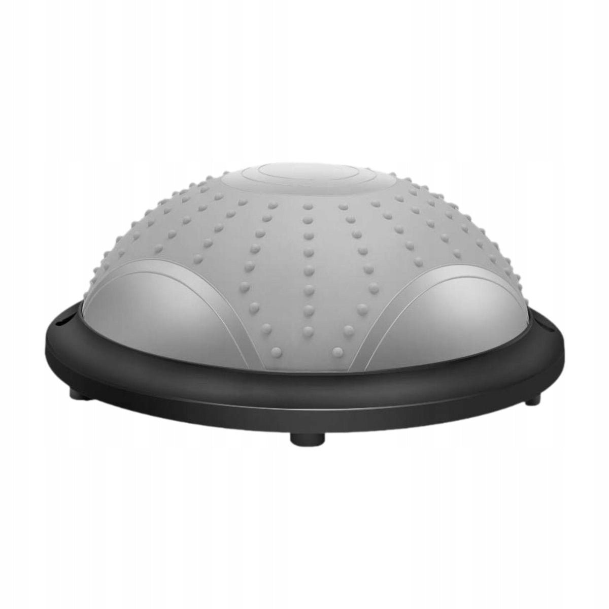 Balance Ball Non Slip Base Hemisphere with Air Plug with Resistance Gray