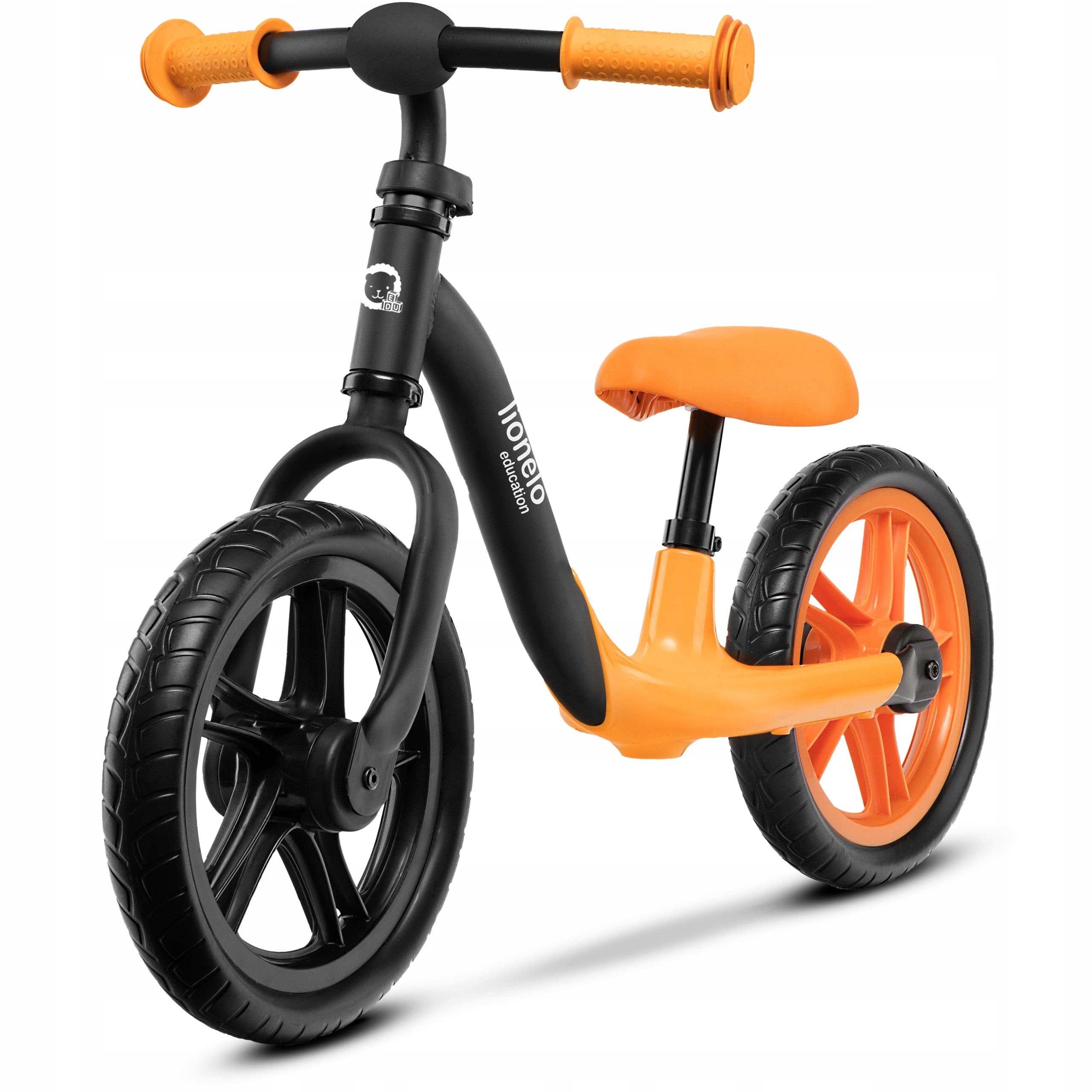 Balance Bike Lionelo Alex 12" Black, Orange