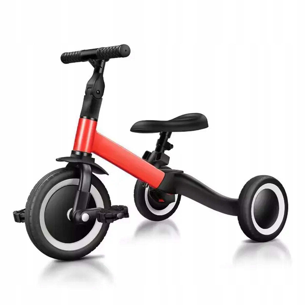 Balance bike 4in1 two or three wheels red + pedals Brand no brand