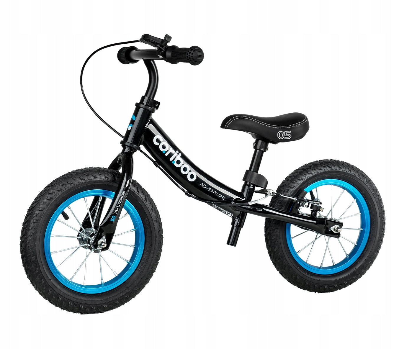 Balance bike Cariboo Adventure 12 inches pumped wheels brake Model Adventure