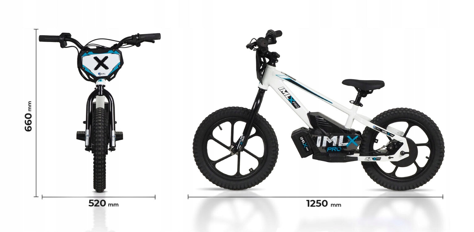 Balance bike IML X PRO 16'' yellow Kid's age 6＋ years