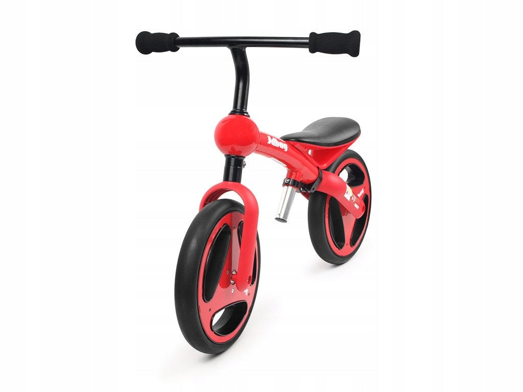 Balance bike Jd Bug red alu lightweight rubber wheels saddle adjustment Brake none
