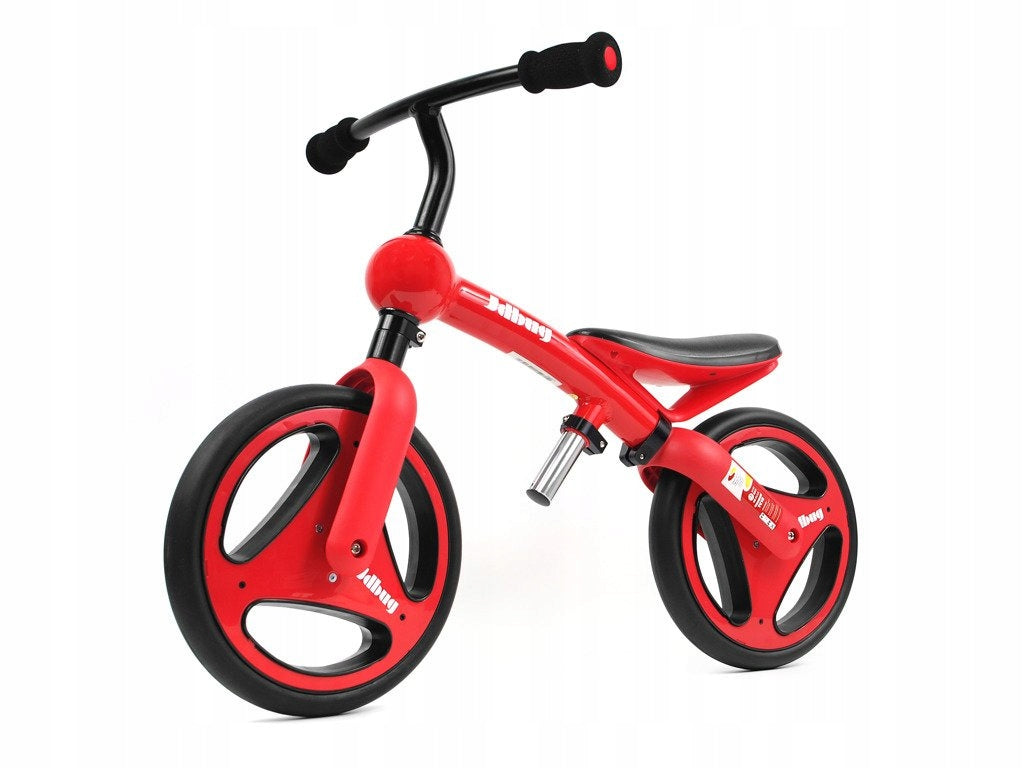 Balance bike Jd Bug red alu lightweight rubber wheels saddle adjustment Brand Jdbug