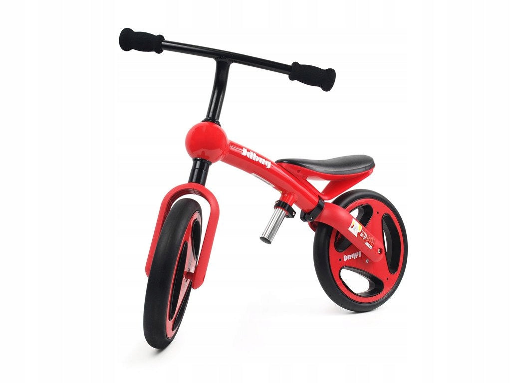 Balance bike Jd Bug red alu lightweight rubber wheels saddle adjustment Color red
