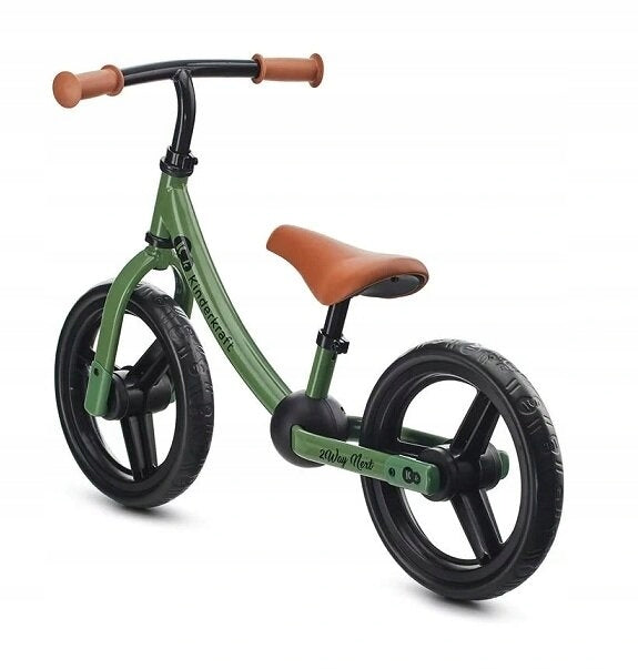 Balance bike KINDERKRAFT 2Way Next Green Color brown black green