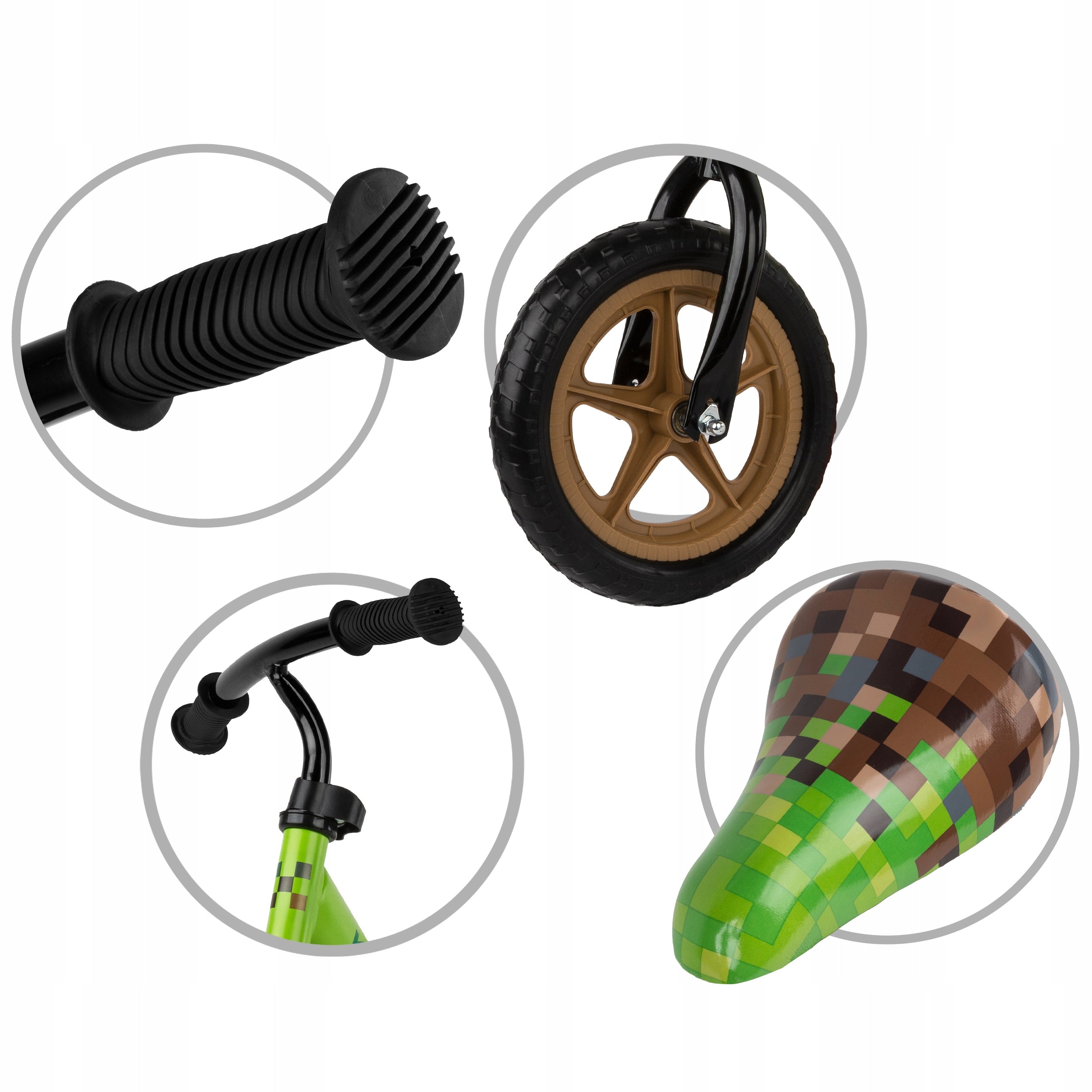 Balance bike Kidwell Rebel GAME green game Model Rebel