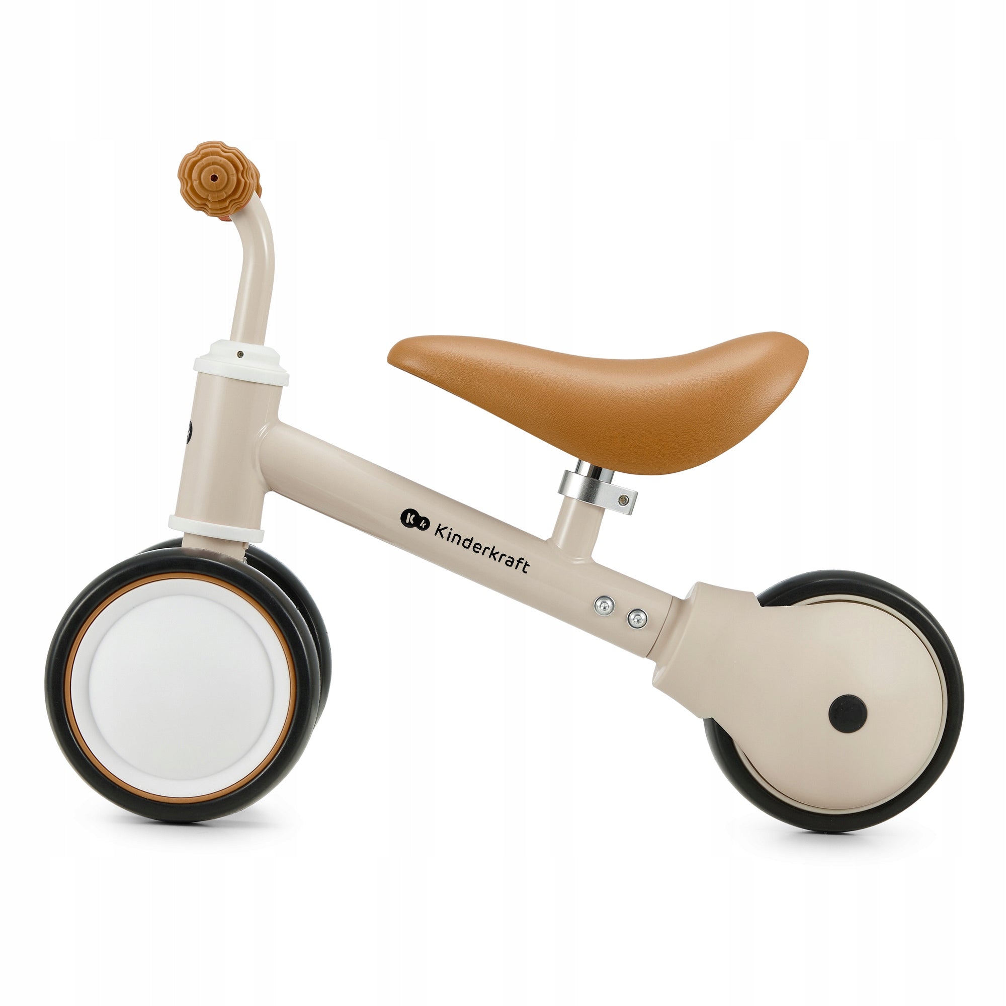 Balance bike Kinderkraft CUTIE beige gift for one year Packaging status original