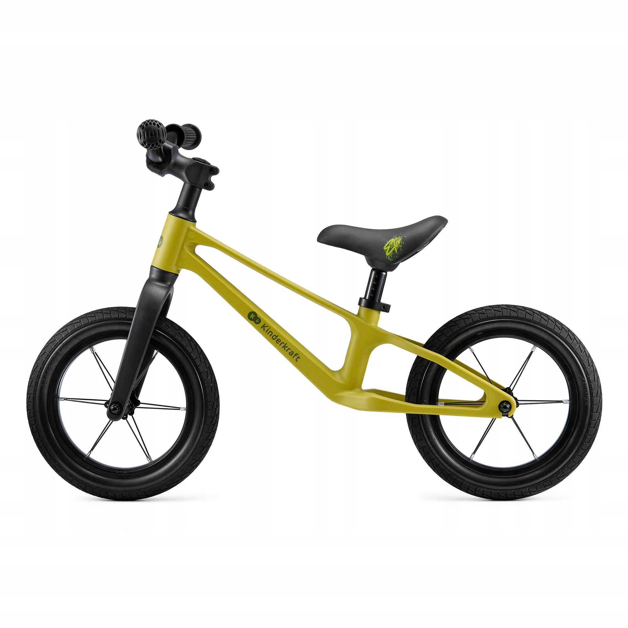 Balance bike Kinderkraft ETER 12" black, yellow Brand Kinderkraft