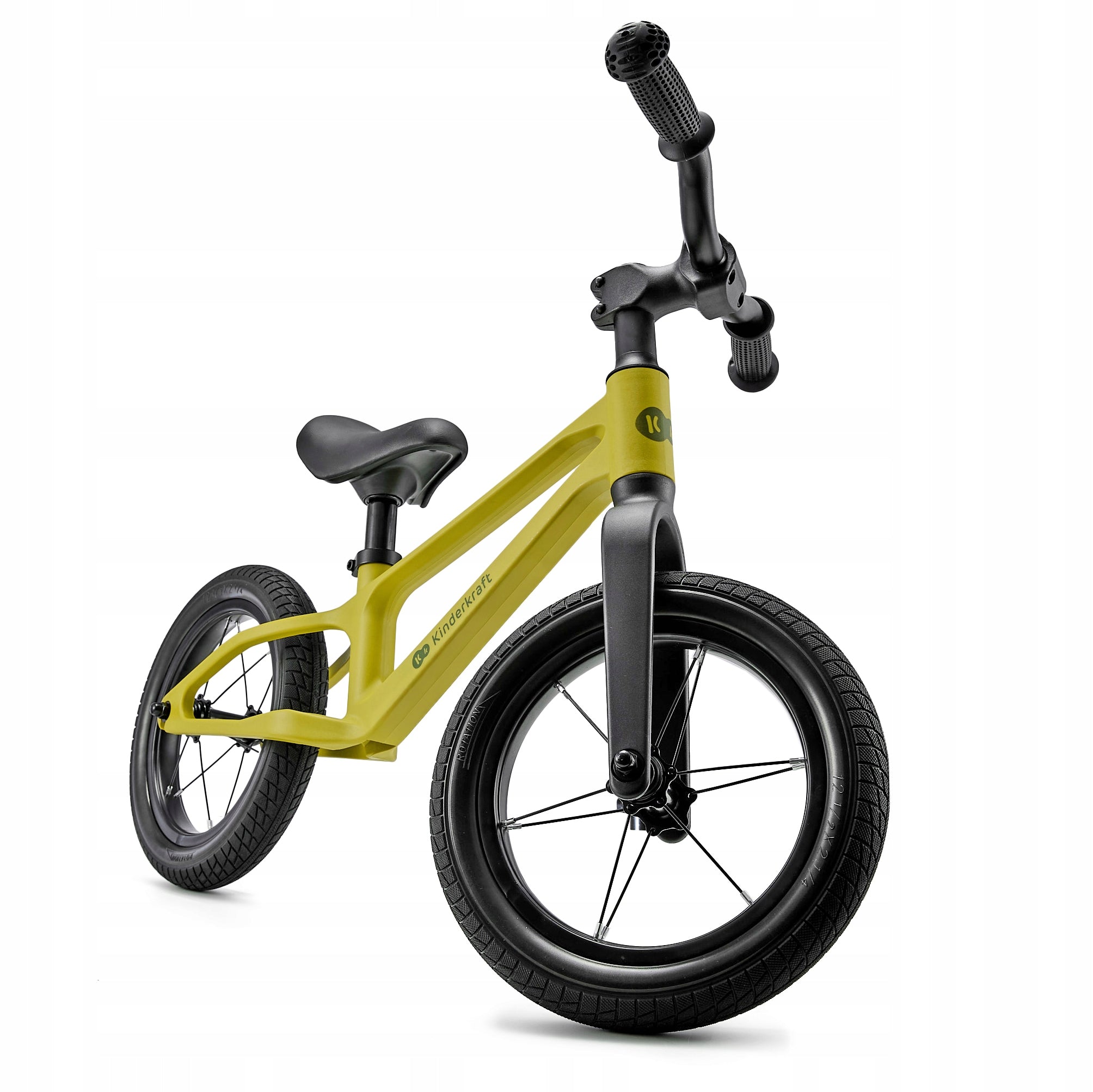 Balance bike Kinderkraft ETER 12" black, yellow Manufacturer code KRETER00LIM0000