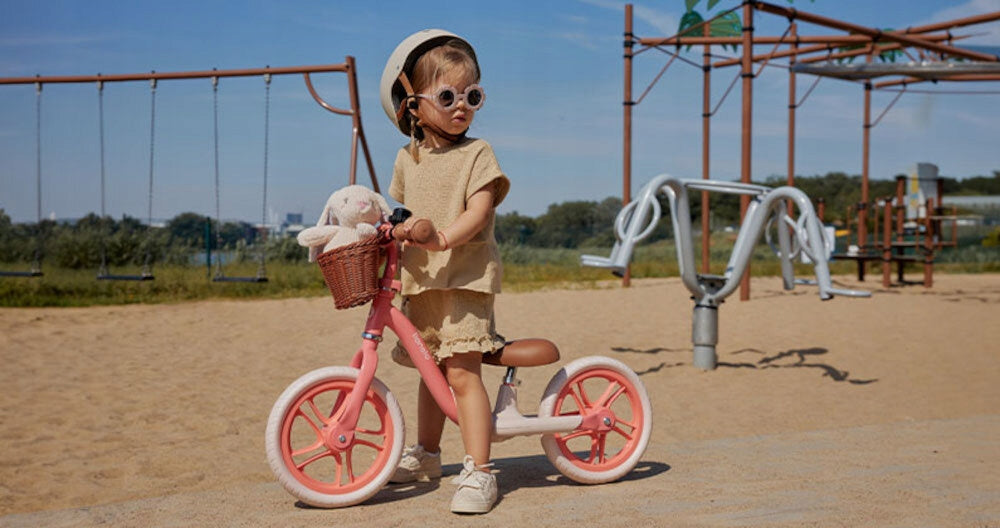 Balance bike LIONELO Alex Plus Pink Frame steel