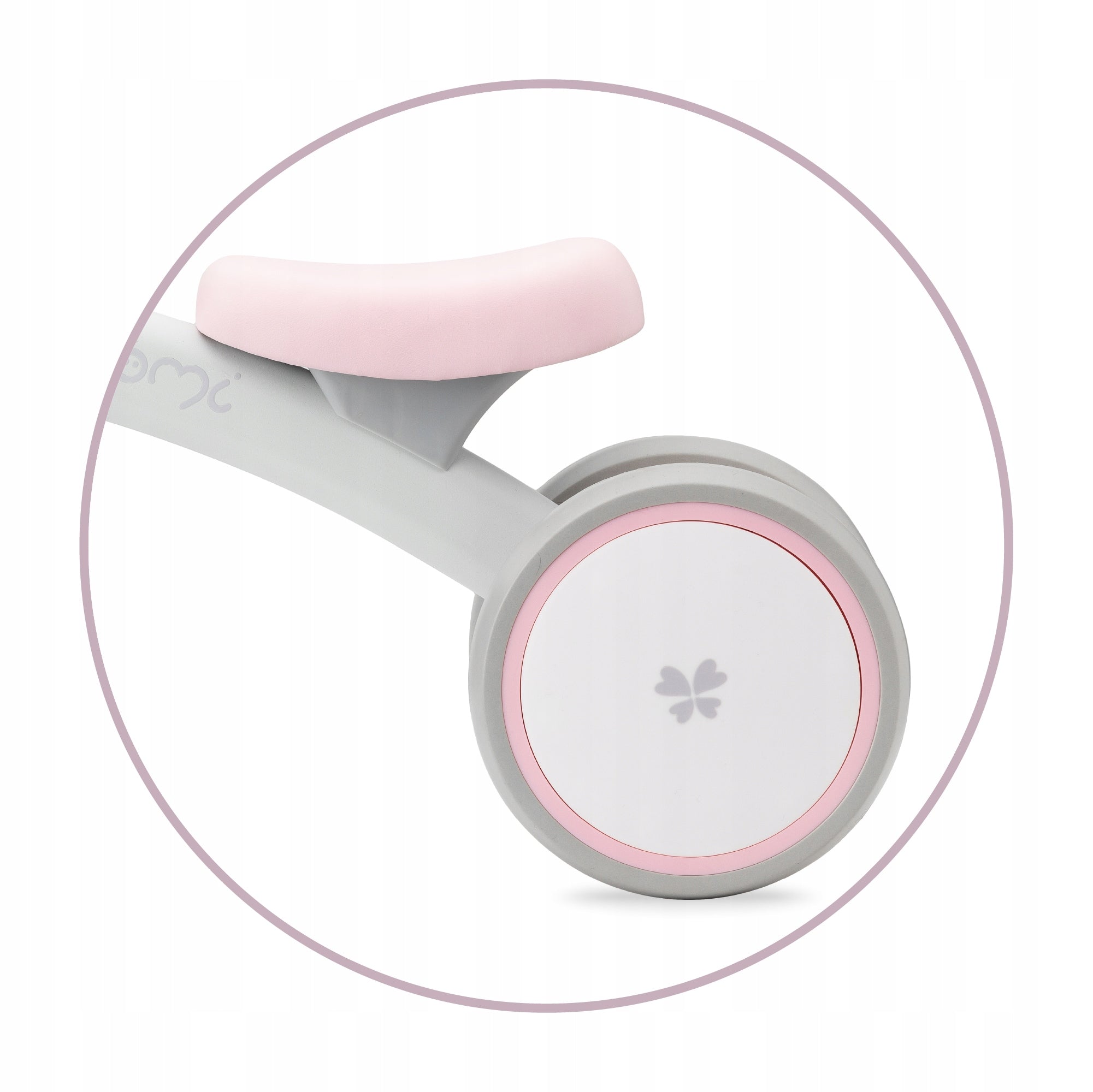 Balance bike MoMi TEDI pink - from 1 year lightweight aluminum to 20kg Model TEDI