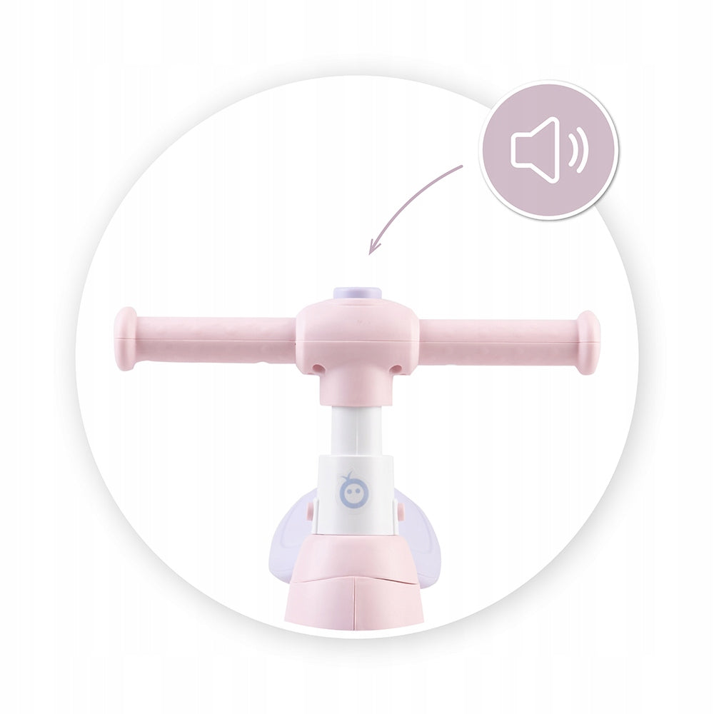 Balance bike MoMi TOBIS pink - from 2 years light horn light up to 20kg Color pink