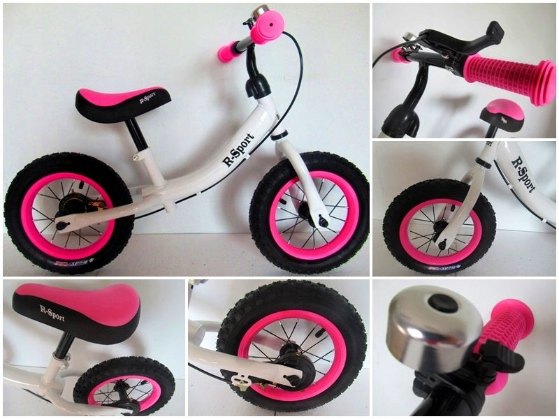 Balance bike R3wp R-Sport 12'' Pumped wheels Color white