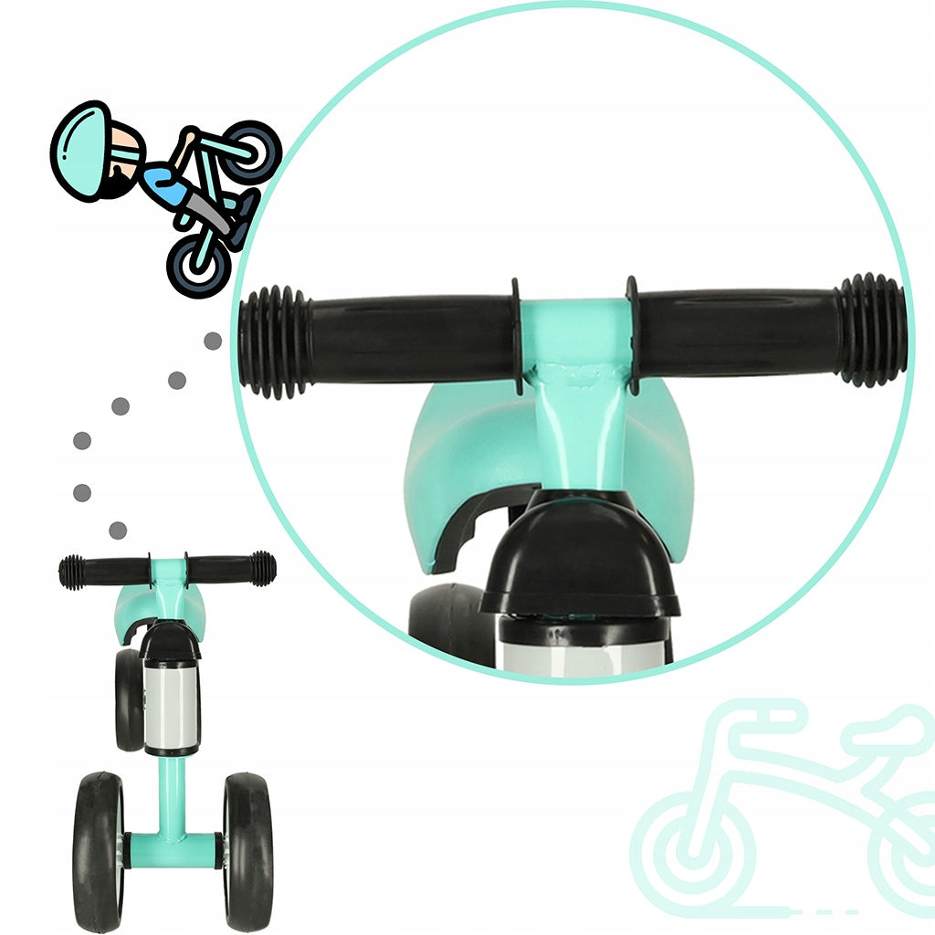 Balance bike Trike Fix Tiny bike mint rider Kik Color white green