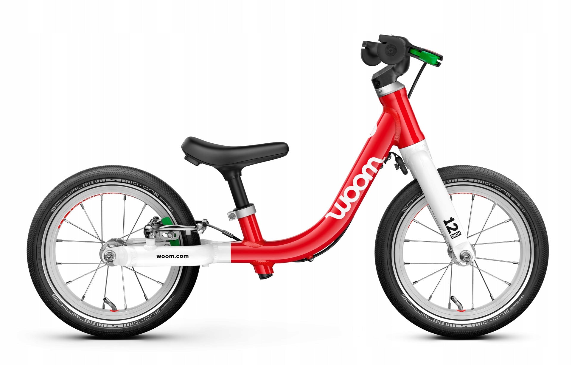 Balance bike Woom GO 1 12" red