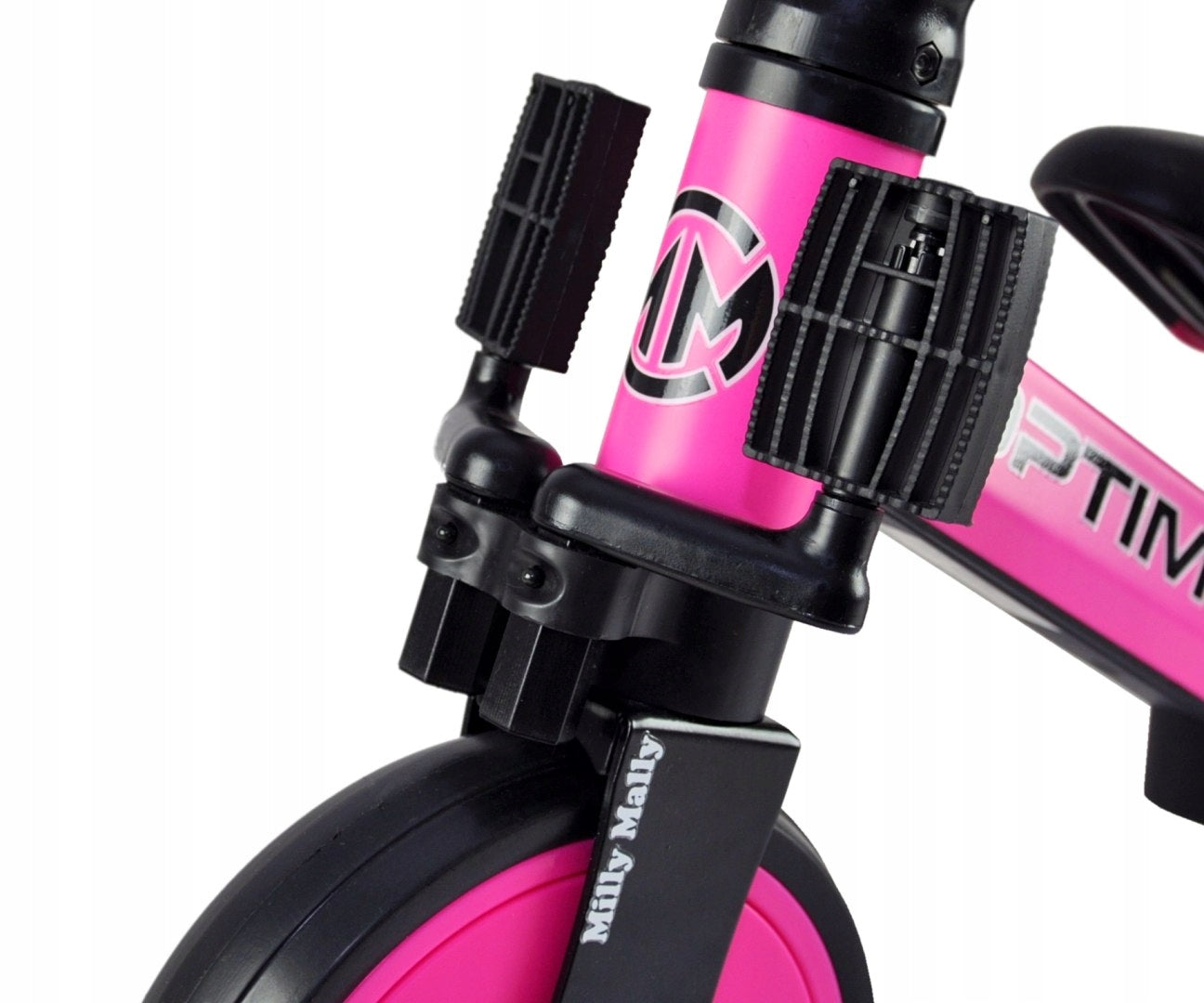 Balance bike for Girls GIFT FOR TWO-YEAR-OLD Tricycle Cross-country Color black pink