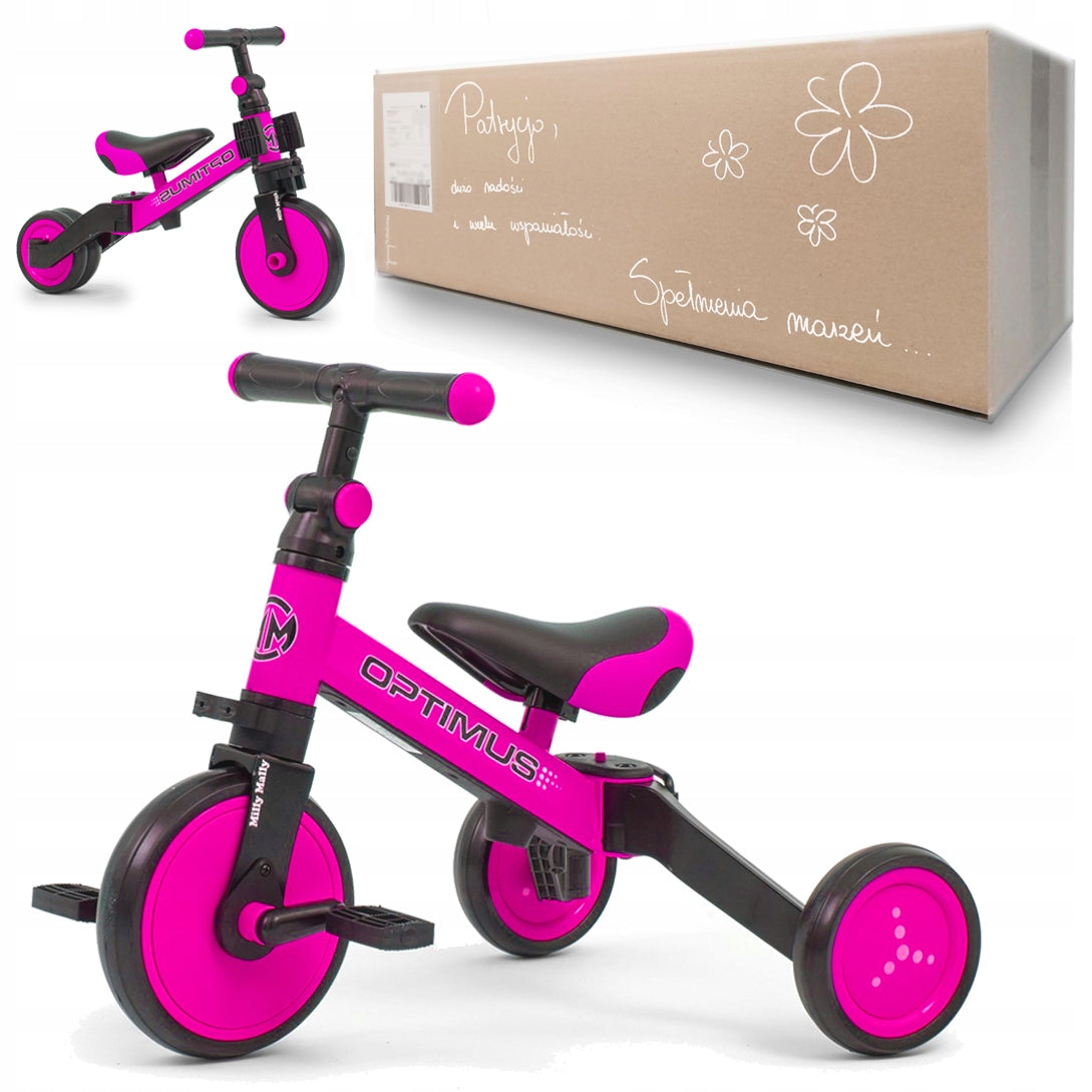 Balance bike for Girls GIFT FOR TWO-YEAR-OLD Tricycle Cross-country
