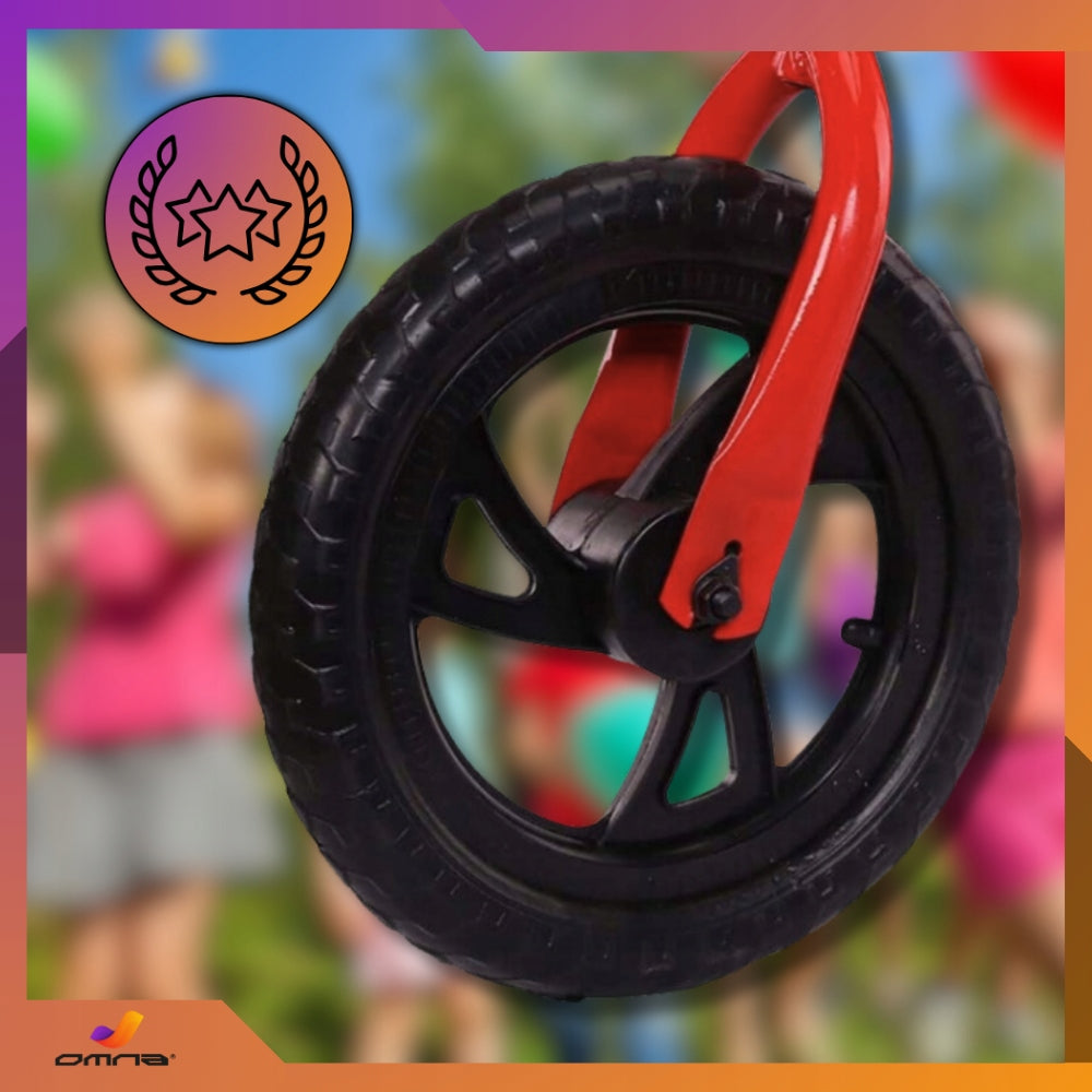 Balance bike for children for 2 years old for one year helmet protectors Color red