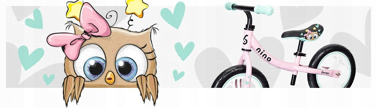 Balance bike for girls Bergen nino adjustable light Packaging status original