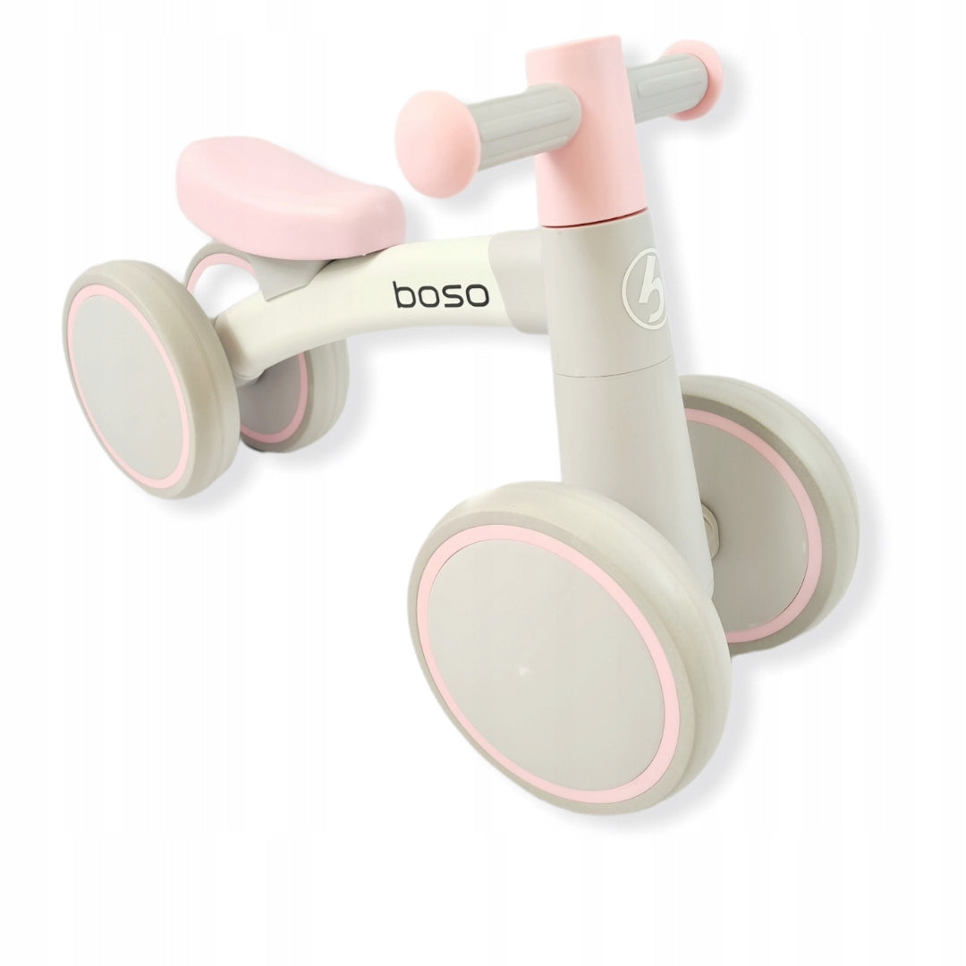 Balance bike for one year rider pusher bike Premium MILA grey + pink Color pink gray