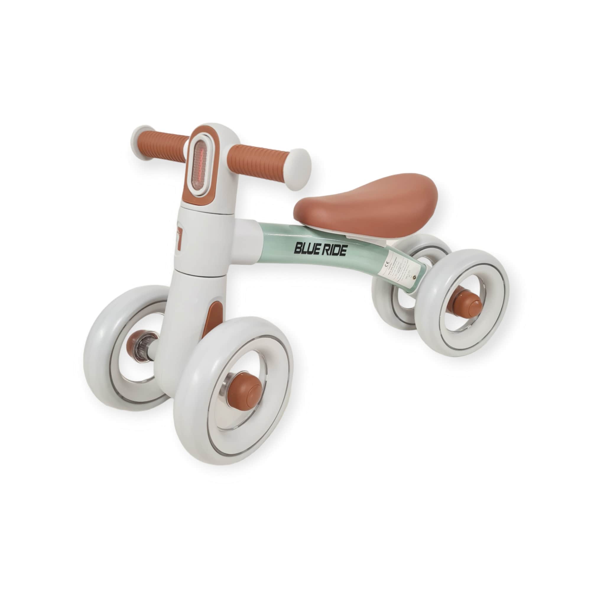 Balance bike for year Ari rider lamp grey green brown saddle Color gray green