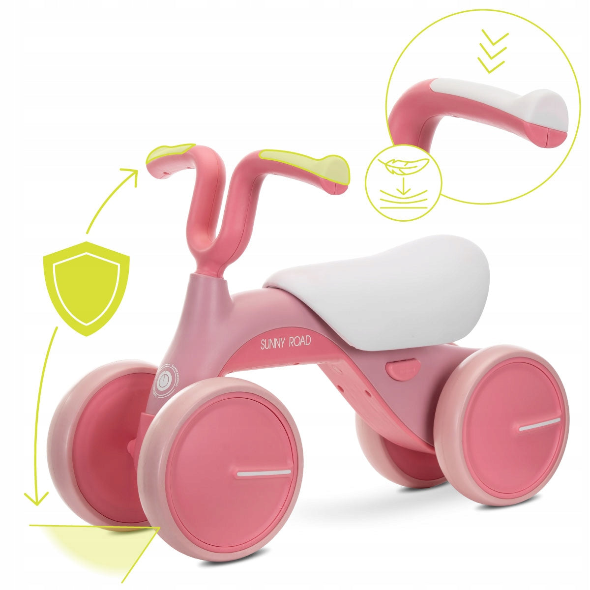 Balance bike ride-on for a child birthday gift Lorelli Model Sunny Road