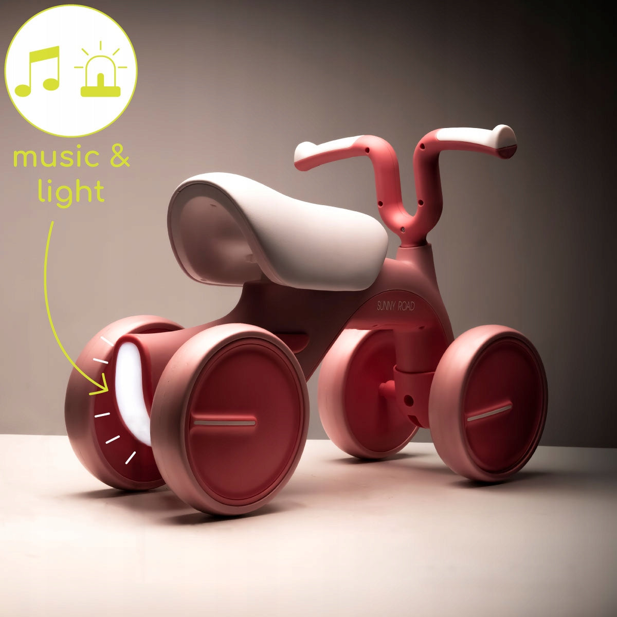 Balance bike ride-on for a child gift for a year birthday musician Kid's age 12＋ months