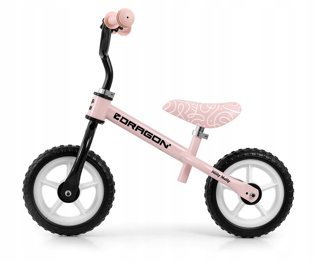 Balance bike ride-on for girls +2 steel frame Dragon Milly Mally Kid's age 2＋ years