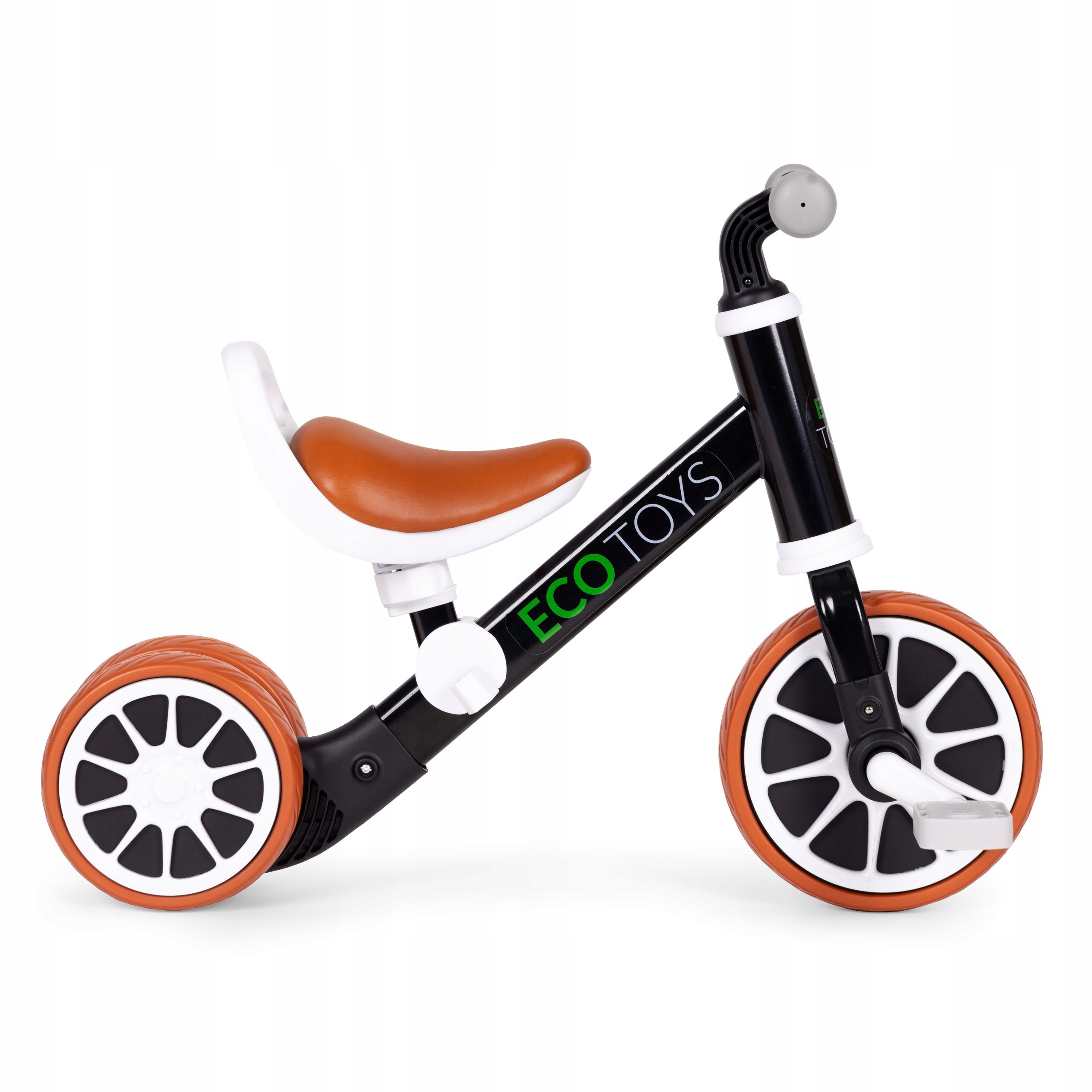 Balance bike rider with pedals 2in1 black ECOTOYS Manufacturer code LC-V1307N-BLACK