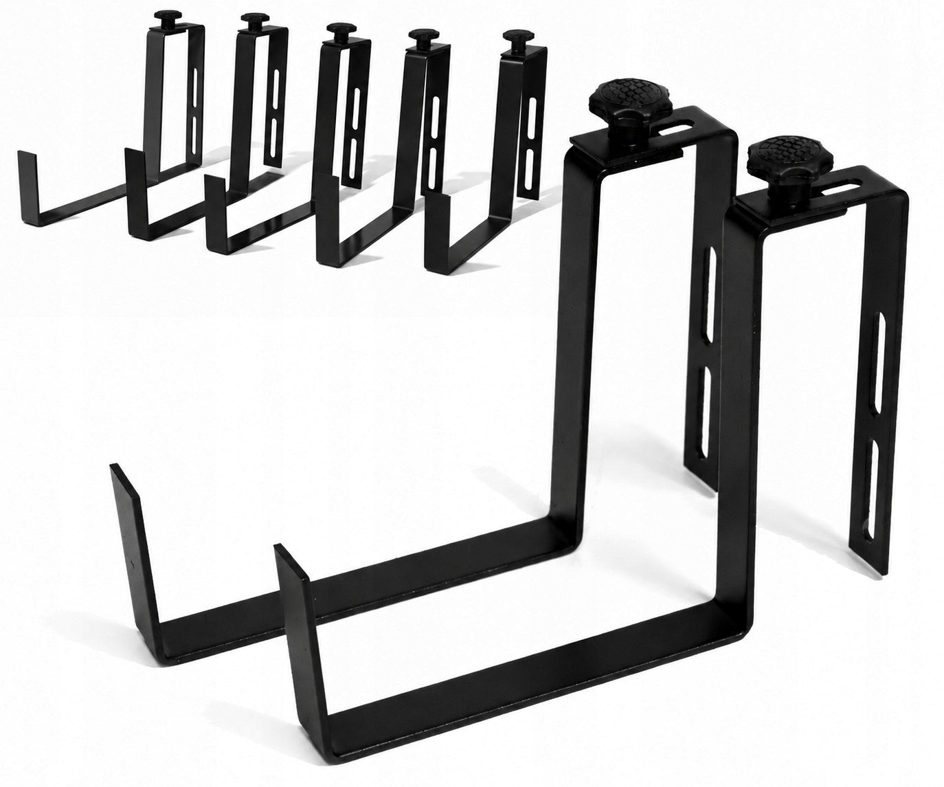Balcony Box Hanger Pot Holder for Terrace Adjustable Metal Product weight with unit packaging 0.2 kg