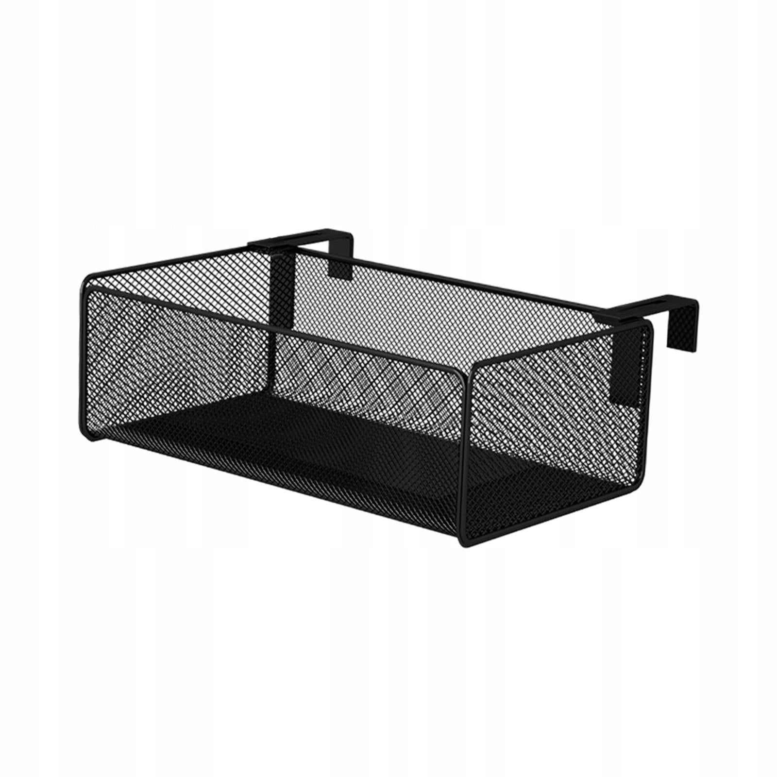 Balcony Flower Plant Shelf Hanging Storage Basket for Storing Phone Black Packaging status no packaging