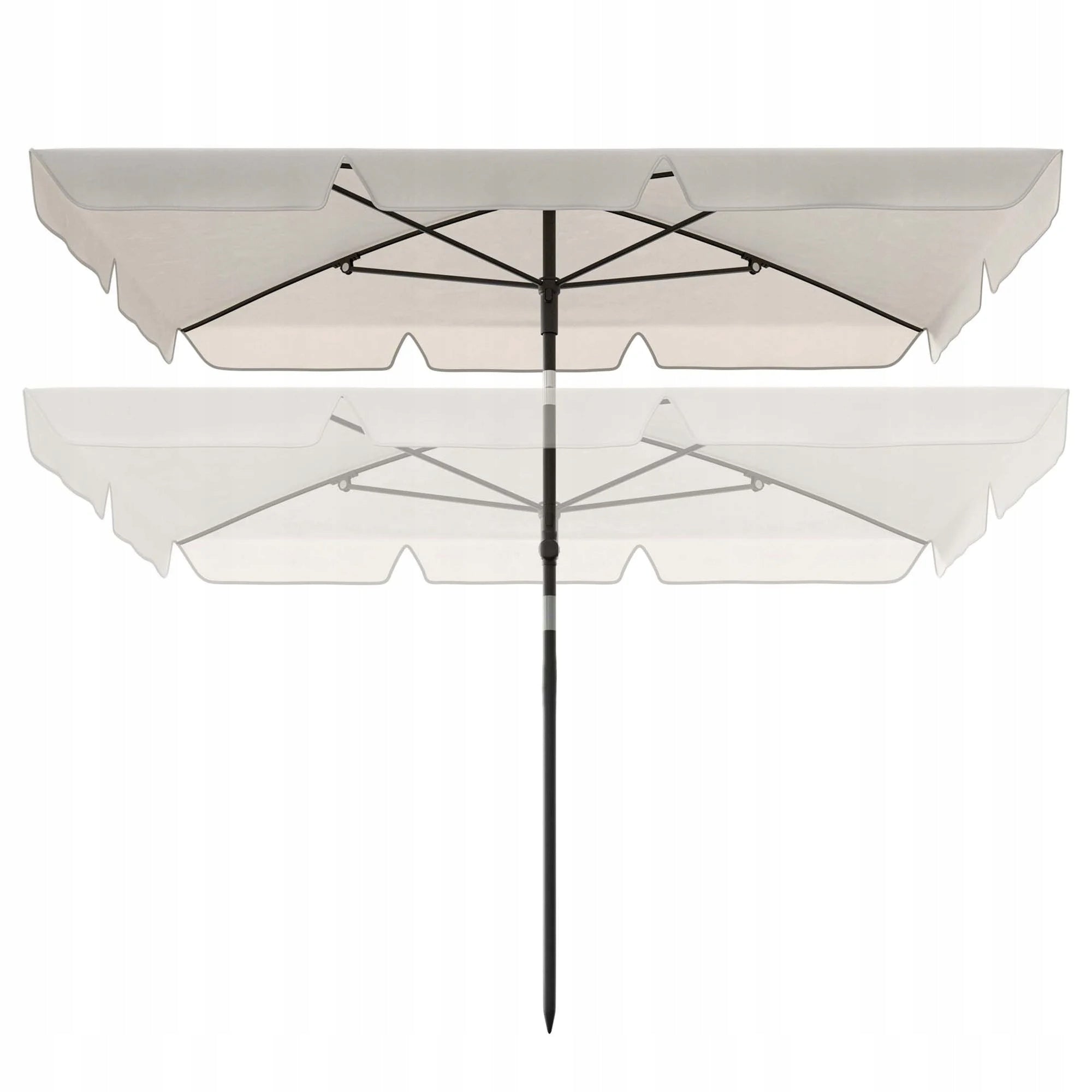 Balcony Garden Umbrella Folding Adjustable Aluminum Cover Kind classic
